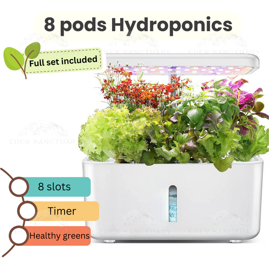 UrbanHarvest 8-Pod Smart Hydroponics Kit