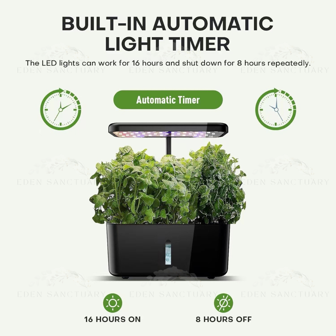 UrbanHarvest 8-Pod Smart Hydroponics Kit