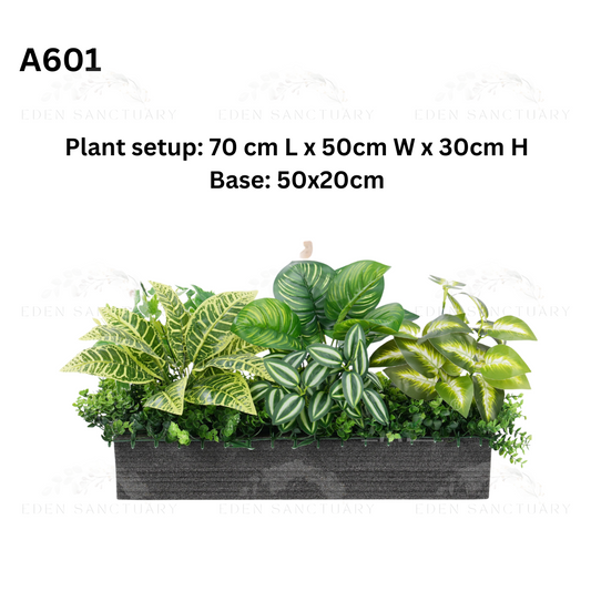 EdenFit™ Planter Inserts – Lush Artificial Greenery Series - 60CM