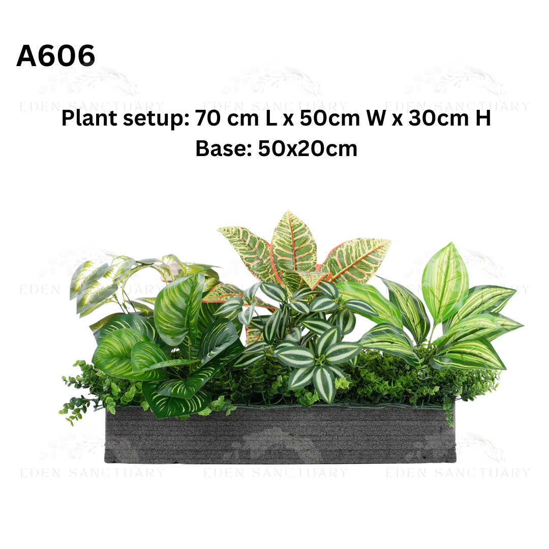 EdenFit™ Planter Inserts – Lush Artificial Greenery Series - 60CM
