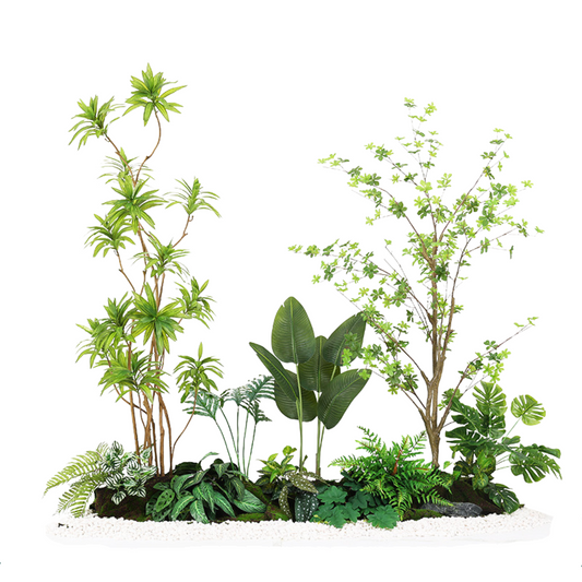 Lily Bamboo & Bell Set - 2.0m (L) X 1.8m (H) X 1.0m (W)