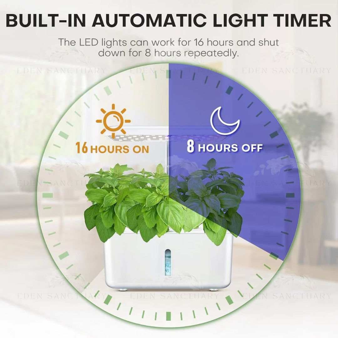 UrbanHarvest 8-Pod Smart Hydroponics Kit