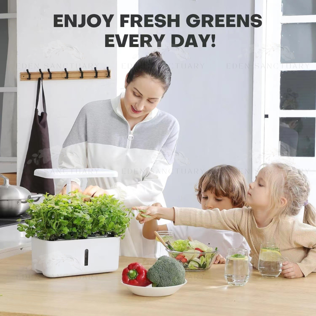 UrbanHarvest 8-Pod Smart Hydroponics Kit