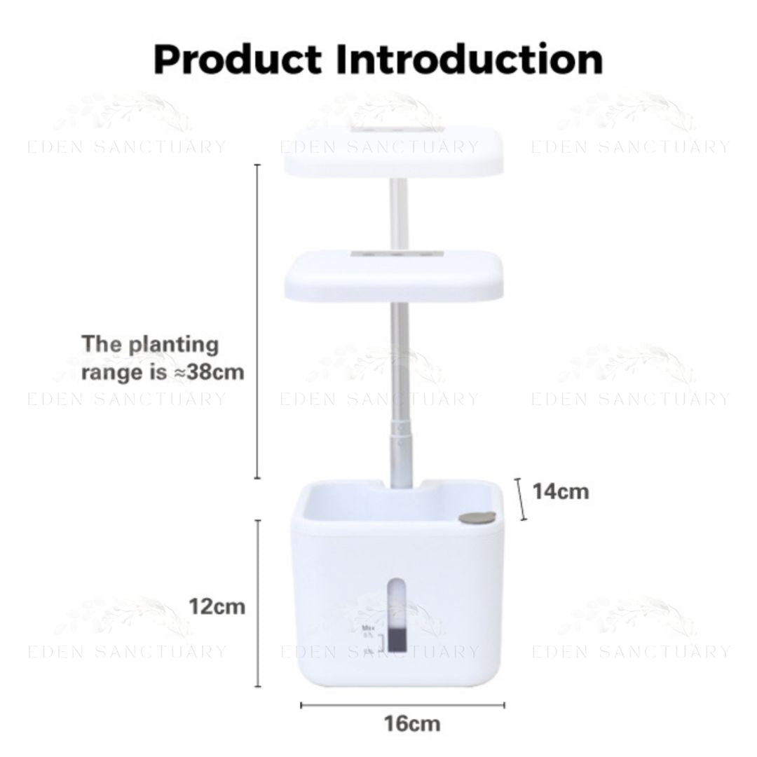 UrbanHarvest 4-Pod Smart Hydroponics Kit