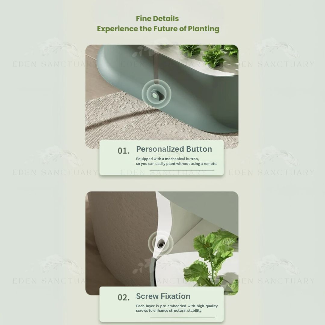 Eden Tower Grow™ – 4-Tier Hydroponic System