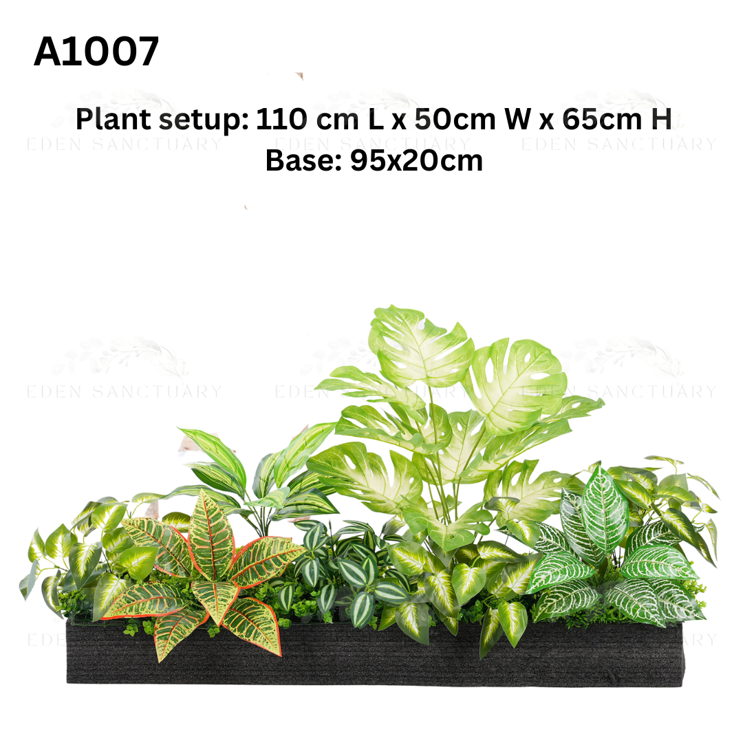 EdenFit™ Planter Inserts – Lush Artificial Greenery Series - 100CM