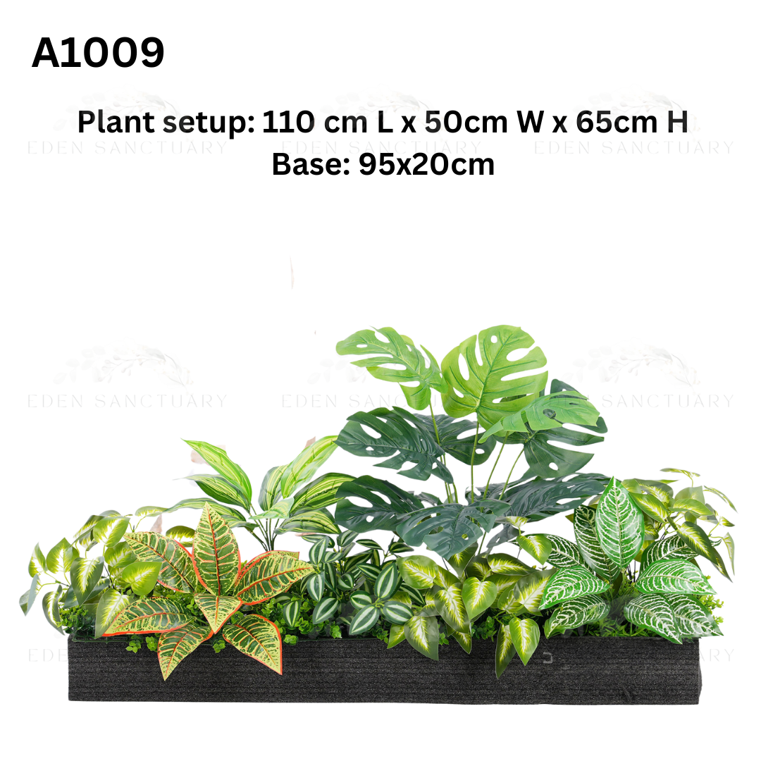 EdenFit™ Planter Inserts – Lush Artificial Greenery Series - 100CM