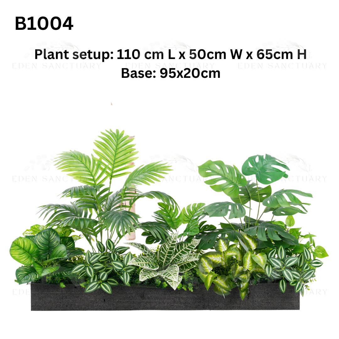 EdenFit™ Planter Inserts – Lush Artificial Greenery Series - 100CM