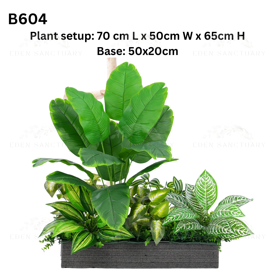 EdenFit™ Planter Inserts – Lush Artificial Greenery Series - 60CM