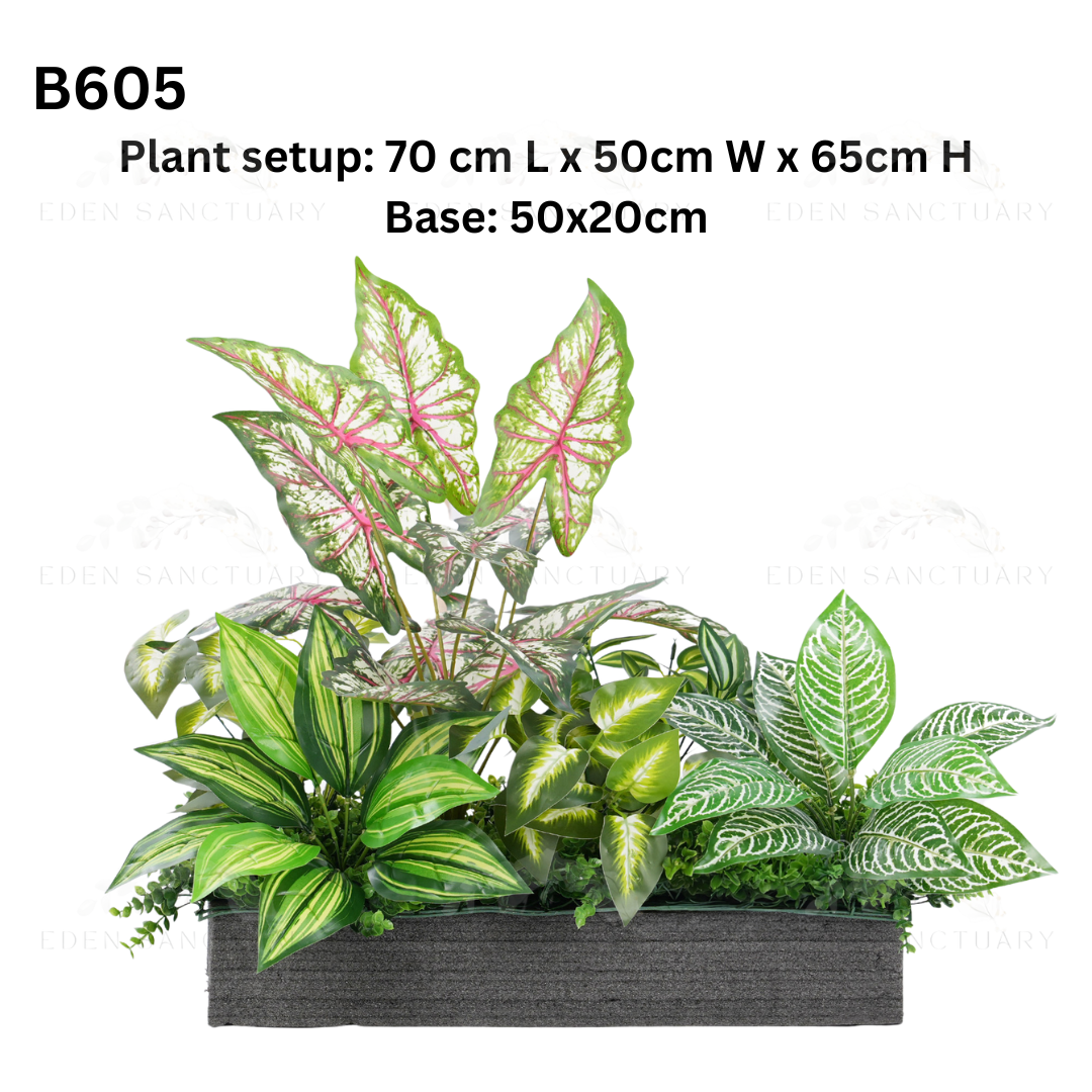 EdenFit™ Planter Inserts – Lush Artificial Greenery Series - 60CM