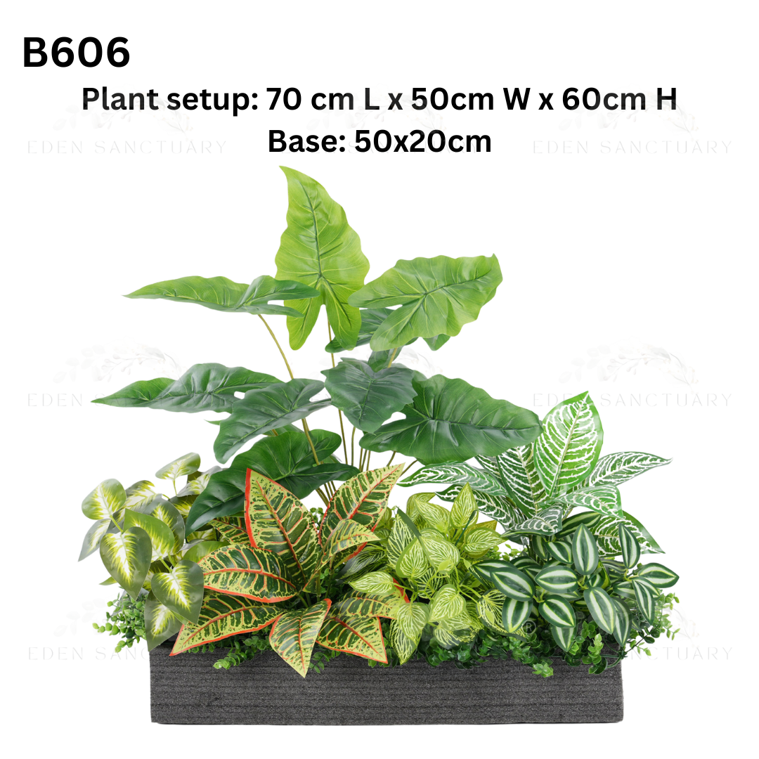 EdenFit™ Planter Inserts – Lush Artificial Greenery Series - 60CM