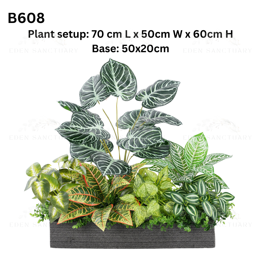 EdenFit™ Planter Inserts – Lush Artificial Greenery Series - 60CM